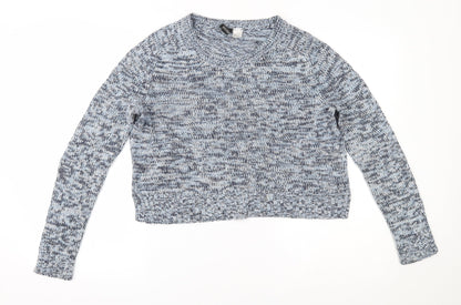 Womens UK Size S H&M Blue Pullover Jumper