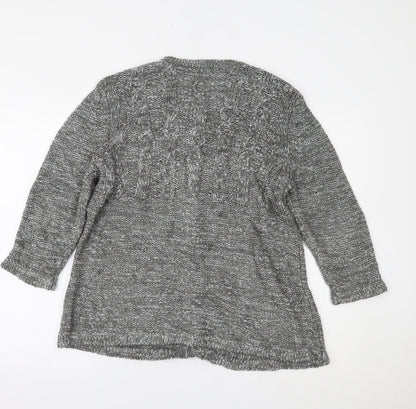 Womens UK Size L CC Grey Cardigan Jumper
