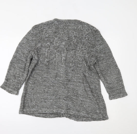 CC Womens Grey   Cardigan Jumper Size L