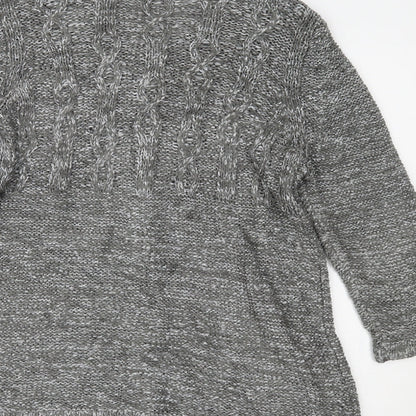 Womens UK Size L CC Grey Cardigan Jumper