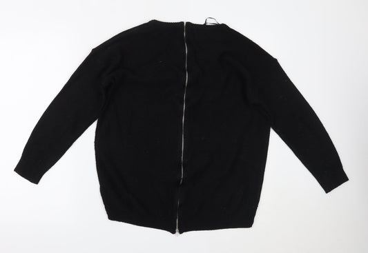 Womens UK Size 8 pep&co Black Pullover Jumper