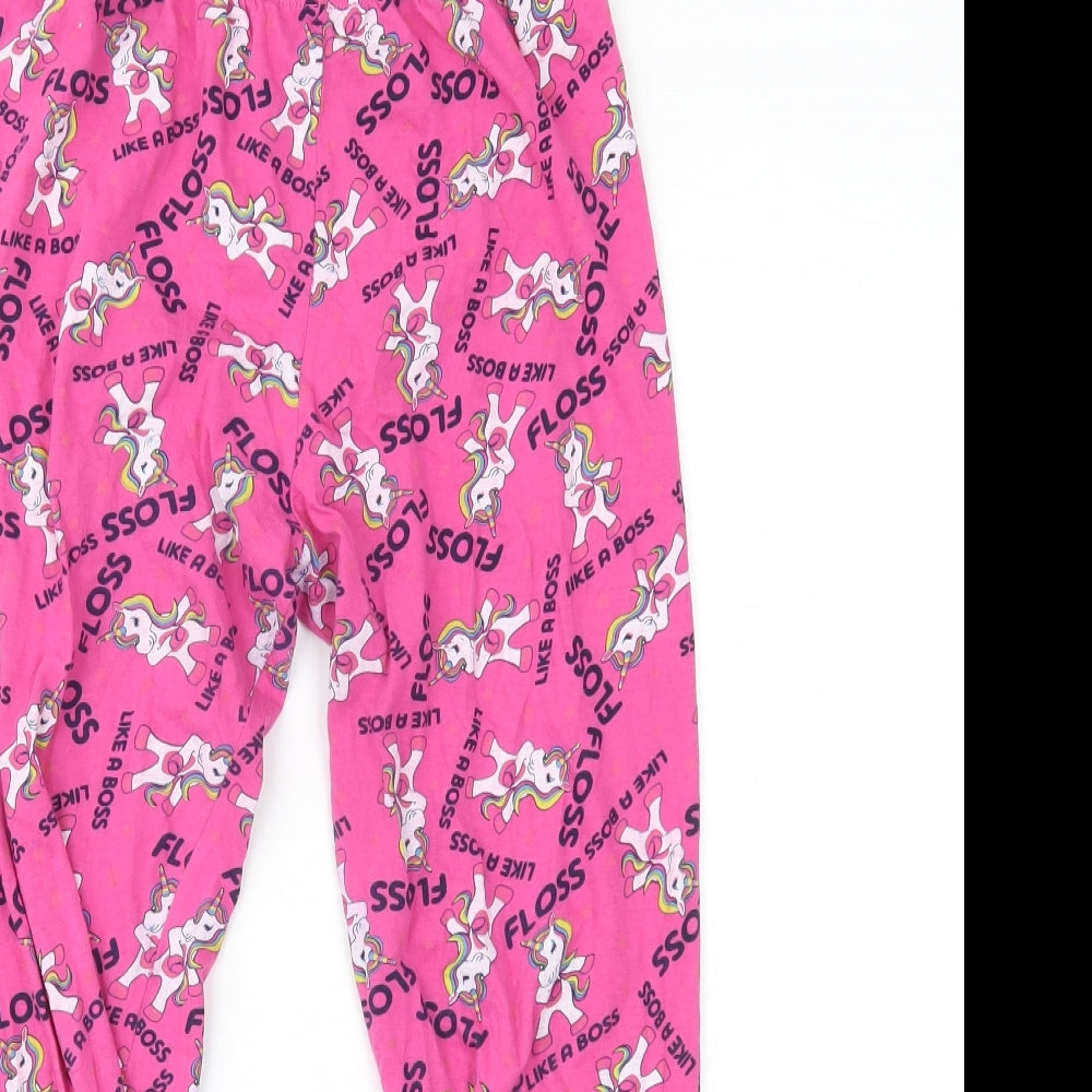 The Pyjama Factory Girls Pink    Pyjama Pants Size 9-10 Years