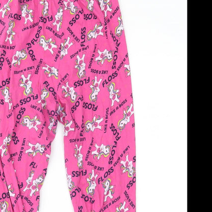 The Pyjama Factory Girls Pink    Pyjama Pants Size 9-10 Years