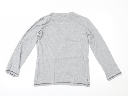 Threadboys Boys Grey    Pyjama Top Size 13 Years  - christmas