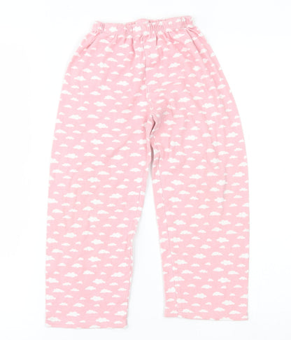 Preworn Girls Pink    Pyjama Pants Size 5-6 Years