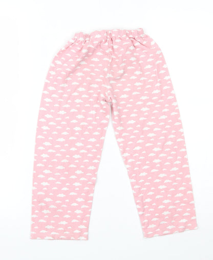 Preworn Girls Pink    Pyjama Pants Size 5-6 Years
