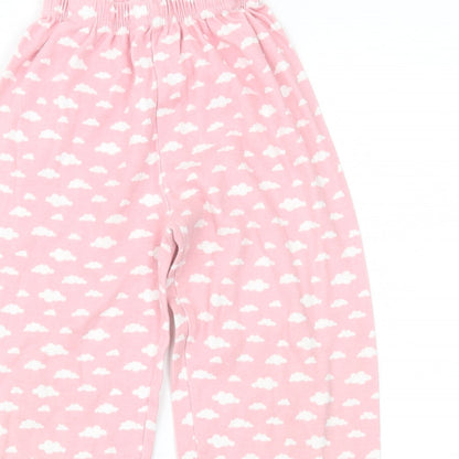 Preworn Girls Pink    Pyjama Pants Size 5-6 Years