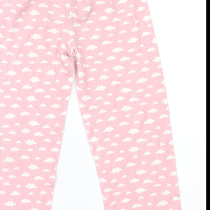 Preworn Girls Pink    Pyjama Pants Size 5-6 Years