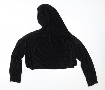 New Look Womens Black   Pullover Hoodie Size M