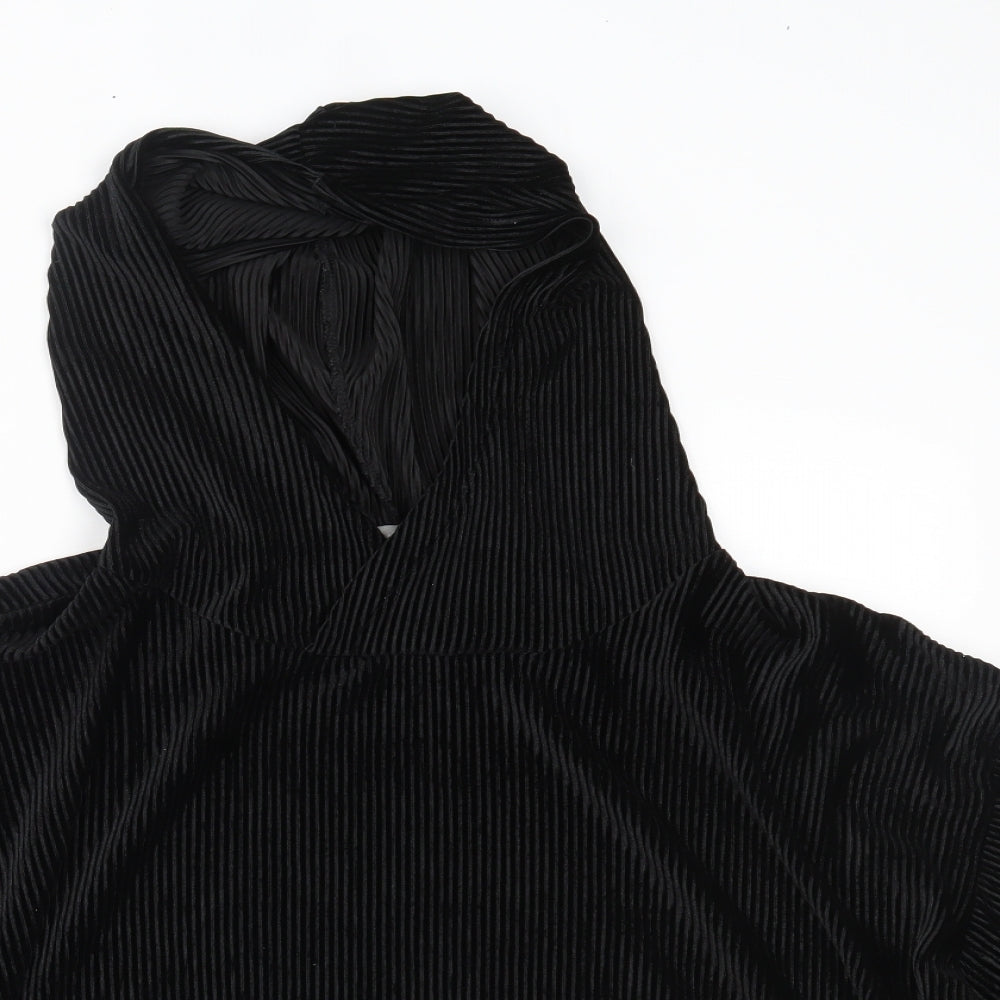 New Look Womens Black   Pullover Hoodie Size M