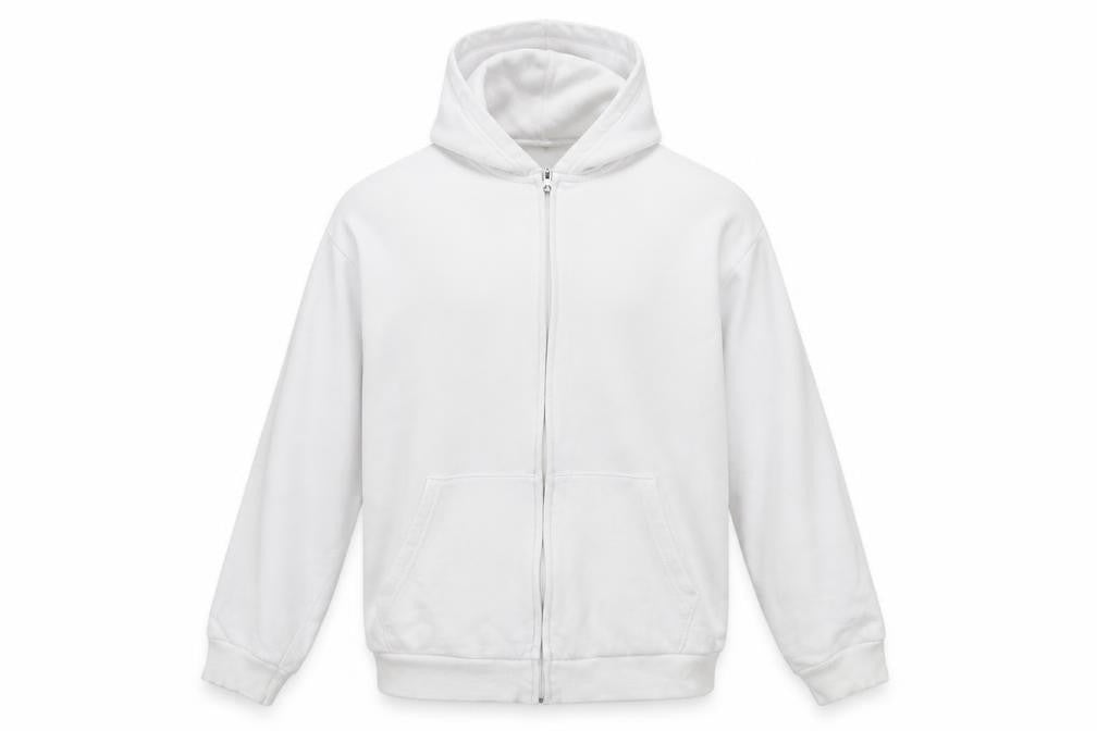 Front view of H&M girls’ white jacket, size 13-14, years