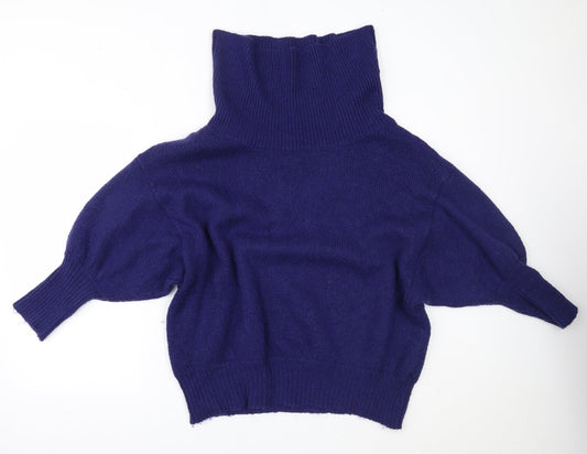 Womens UK Size 14 Papaya Blue Pullover Jumper