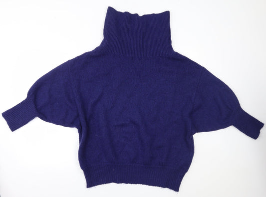 Womens UK Size 14 Papaya Blue Pullover Jumper