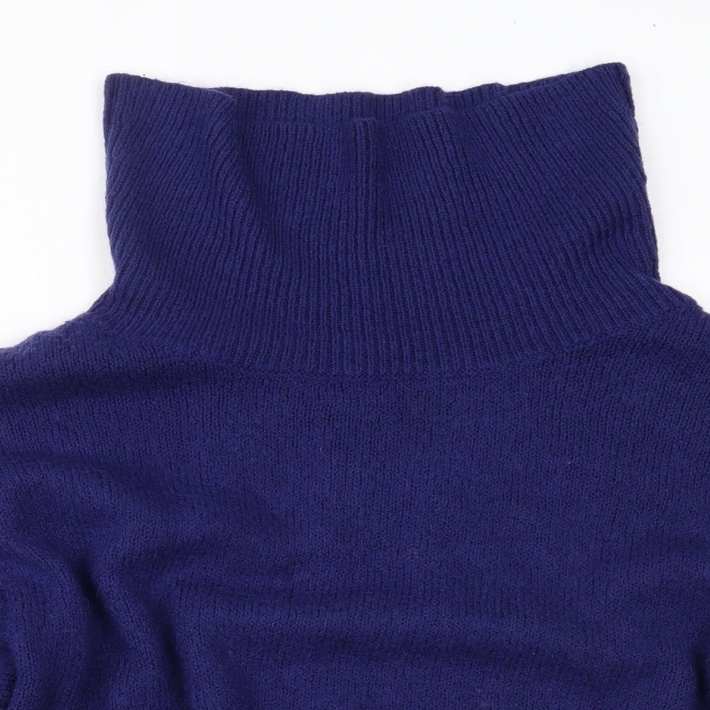 Womens UK Size 14 Papaya Blue Pullover Jumper