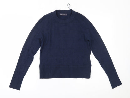 Womens UK Size 12 Marks and Spencer Blue Pullover Jumper