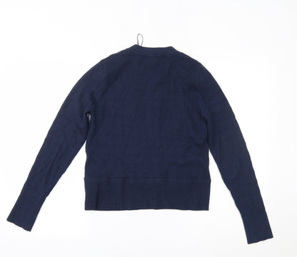 Womens UK Size 12 Marks and Spencer Blue Pullover Jumper