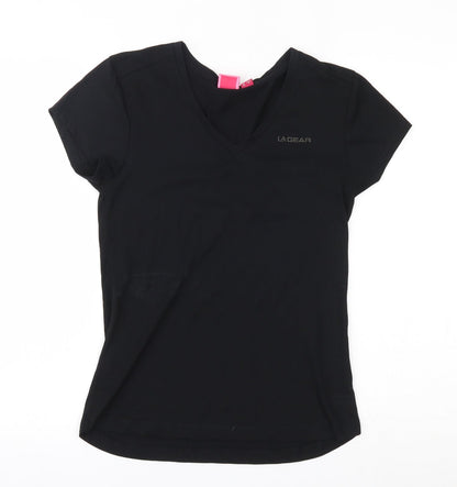 LA Gear Womens Black   Basic T-Shirt Size 6