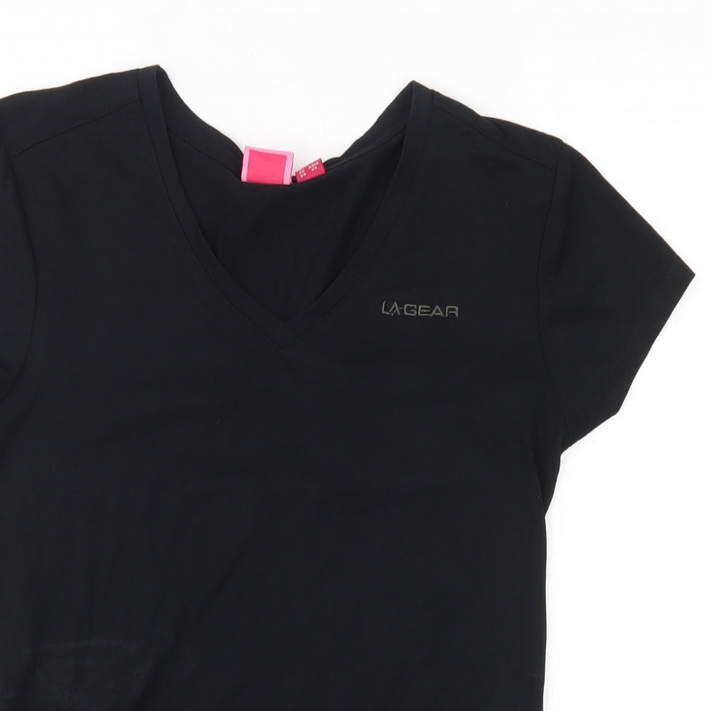 LA Gear Womens Black   Basic T-Shirt Size 6