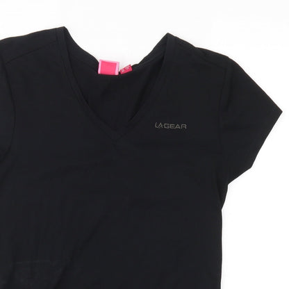 LA Gear Womens Black   Basic T-Shirt Size 6
