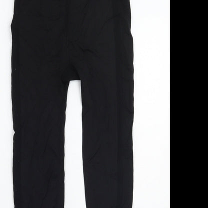 Womens UK Size 12 Workout  Capri Black Leggings