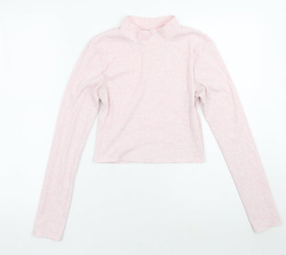 Graffic Womens Pink   Pullover Jumper Size M