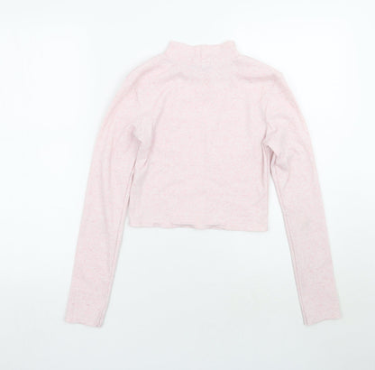 Graffic Womens Pink   Pullover Jumper Size M