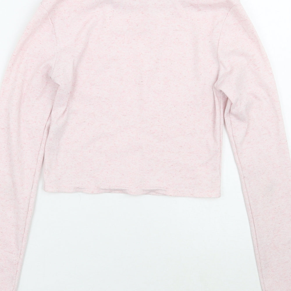 Graffic Womens Pink   Pullover Jumper Size M