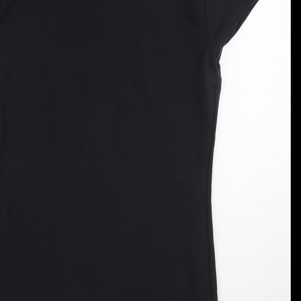Lagear Womens Black   Basic Polo Size 10