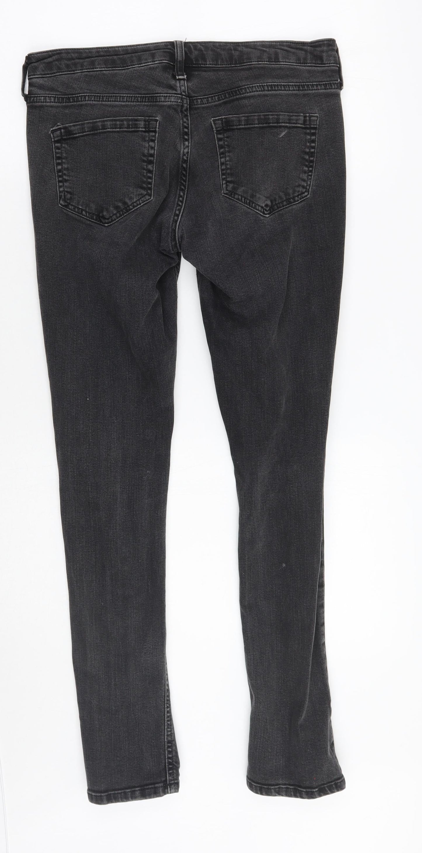 Denim co Womens Black   Skinny Jeans Size 12 L28 in