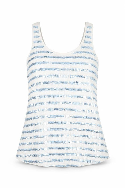 Womens UK Size L Mango White Basic Tank