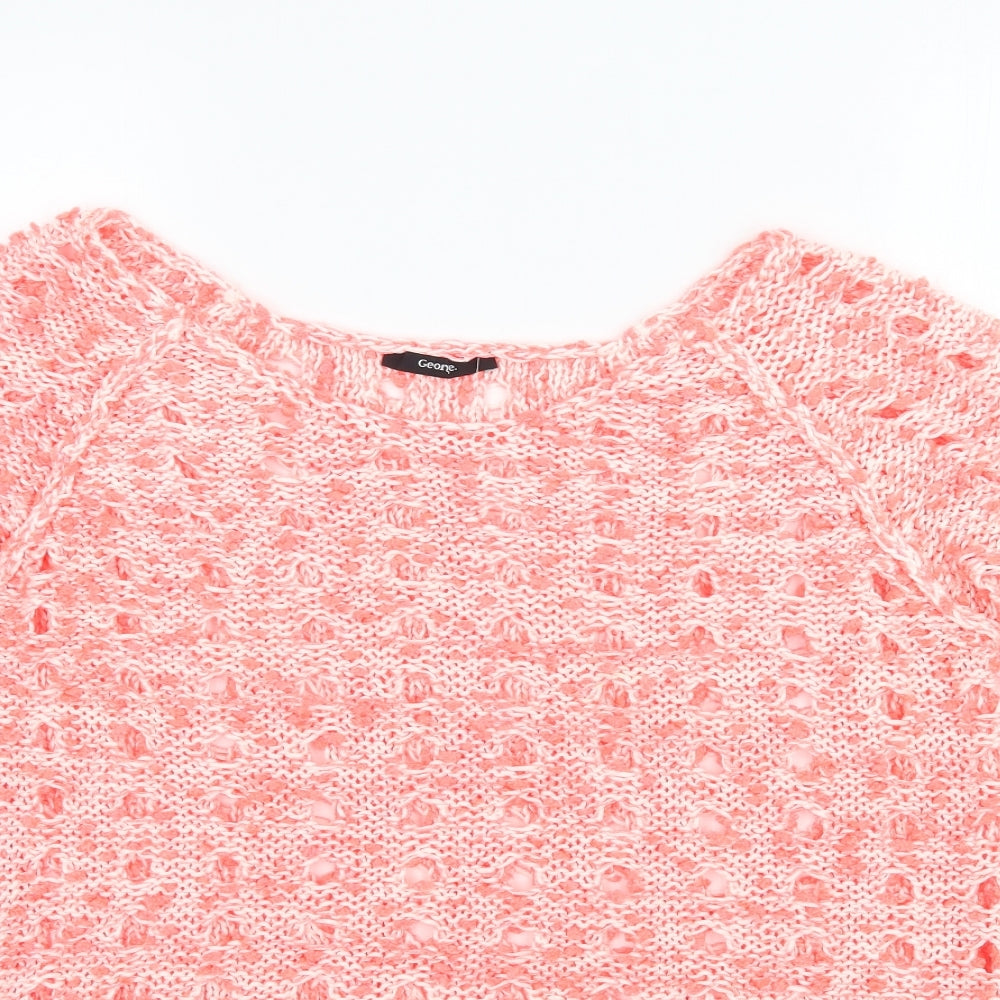 George Womens Pink   Pullover Jumper Size 12