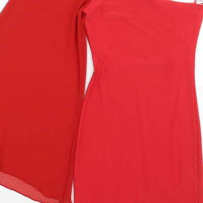Rare Womens Red   A-Line  Size 8