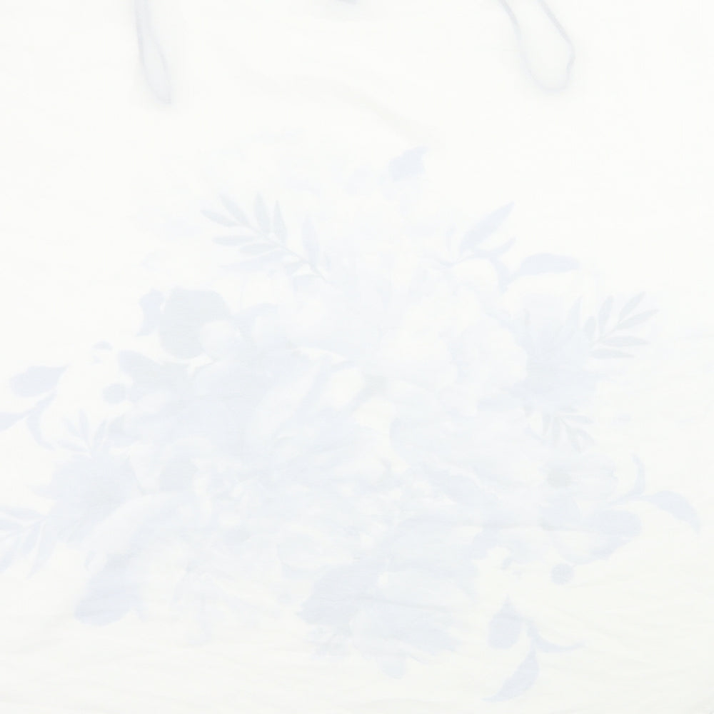 Womens UK Size 12 Saloos White Basic Blouse