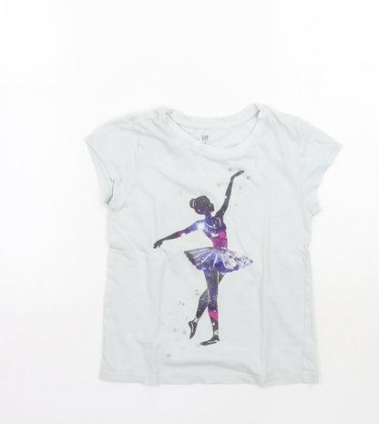 Gap Girls Blue  Rayon Basic T-Shirt Size M