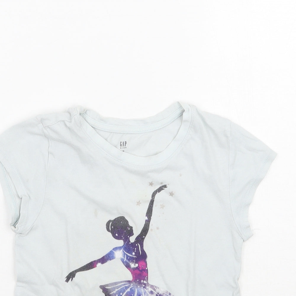 Gap Girls Blue  Rayon Basic T-Shirt Size M