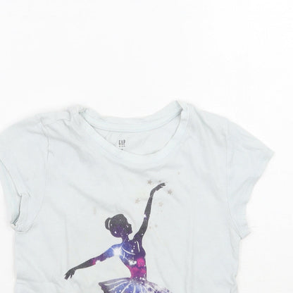 Gap Girls Blue  Rayon Basic T-Shirt Size M