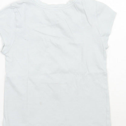 Gap Girls Blue  Rayon Basic T-Shirt Size M