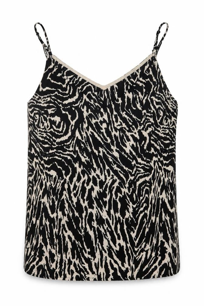 Womens UK Size 8 Oasis Beige Basic Tank