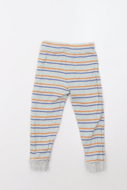 Very Baby Grey Striped   Pyjama Pants Size 12-18 Months