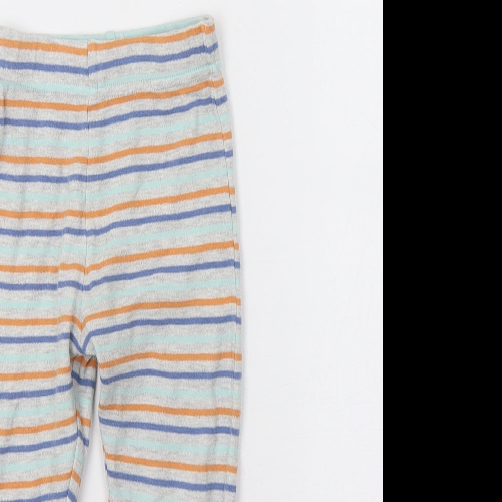 Very Baby Grey Striped   Pyjama Pants Size 12-18 Months