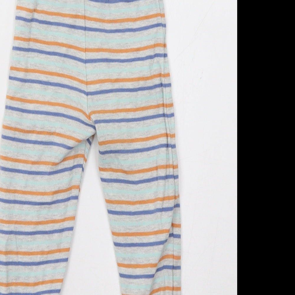 Very Baby Grey Striped   Pyjama Pants Size 12-18 Months