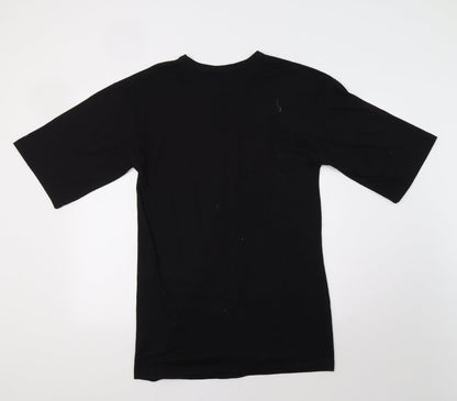 Boohoo Womens Black   T-Shirt Dress  Size 8