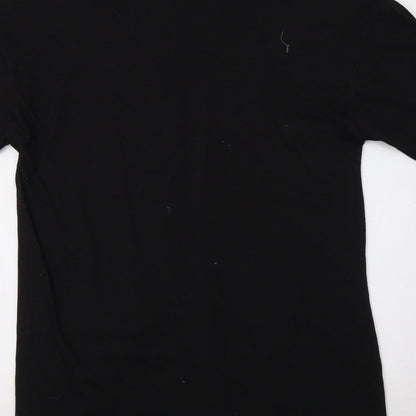 Boohoo Womens Black   T-Shirt Dress  Size 8