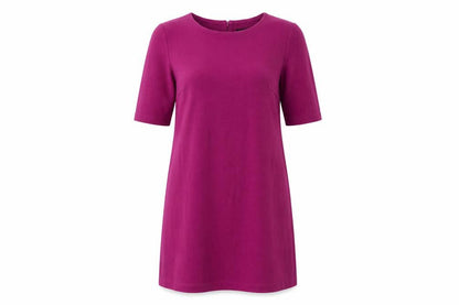Front view of Tchibo women’s purple a-line, size L
