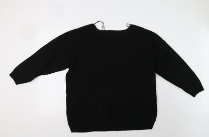 Back view of Kapalua women’s black jumper, size L