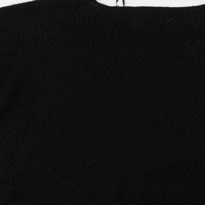 Brand and care label for Kapalua women’s black jumper, size L