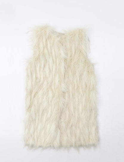 Womens UK Size 6 Amisu Ivory Overcoat