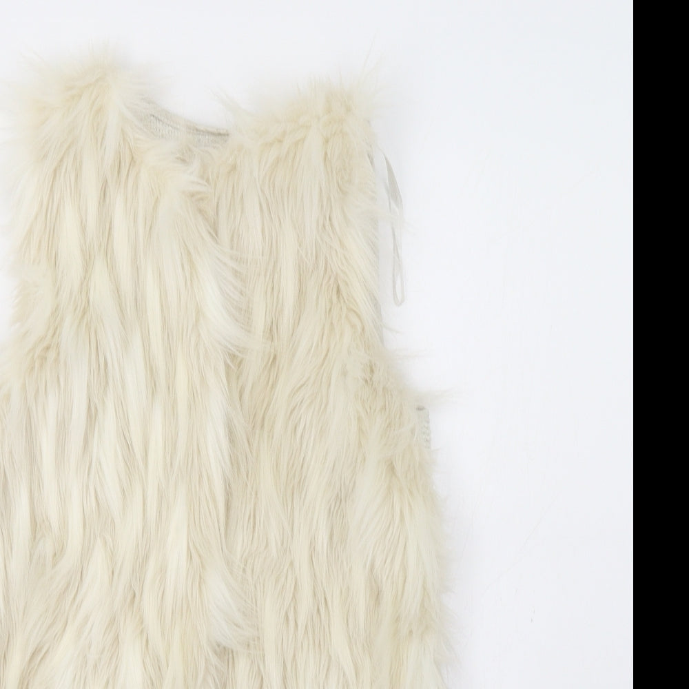 Womens UK Size 6 Amisu Ivory Overcoat