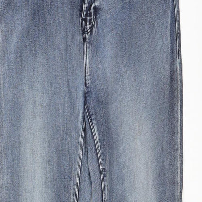 Womens UK Size 12 WAVEN Regular Fit Skinny Blue Jeans
