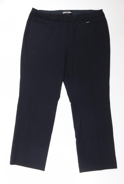 Gerry Weber Womens Blue   Trousers  Size 18 L28 in